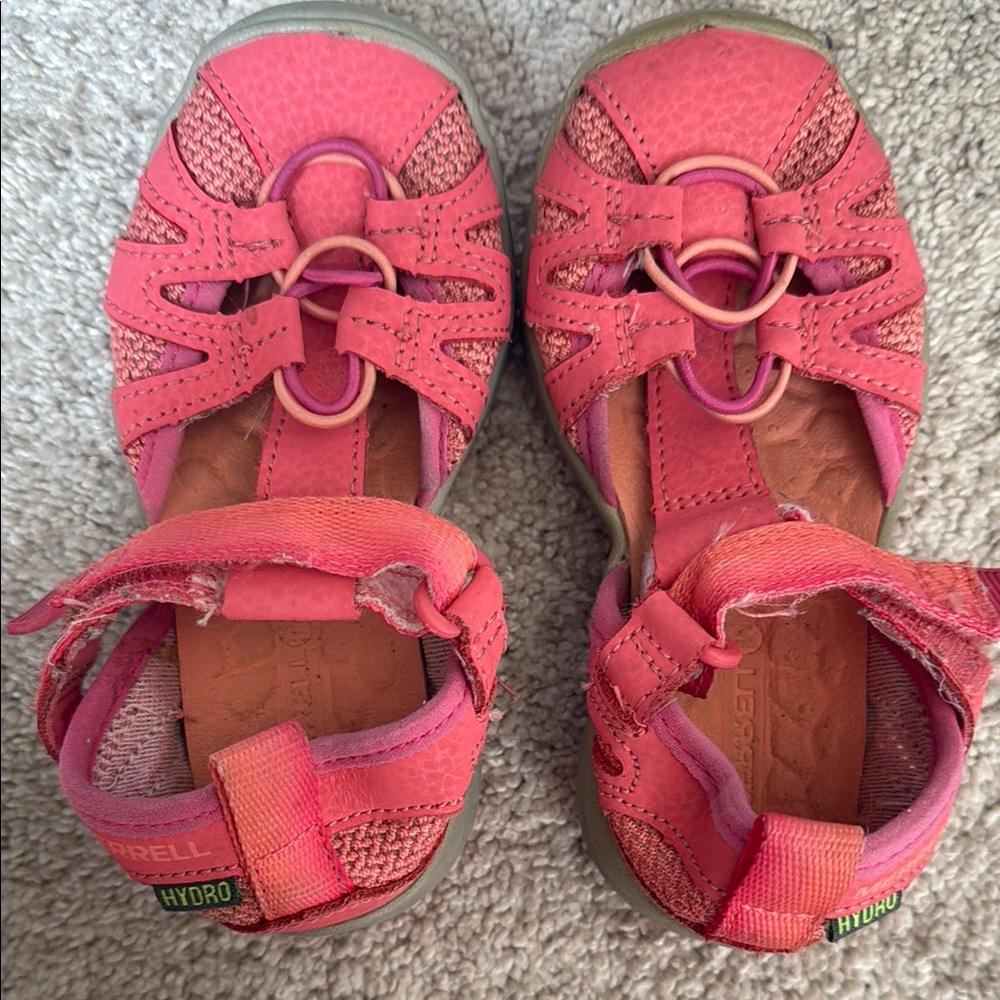 Merrell Pink Sandals with Adjustable Straps